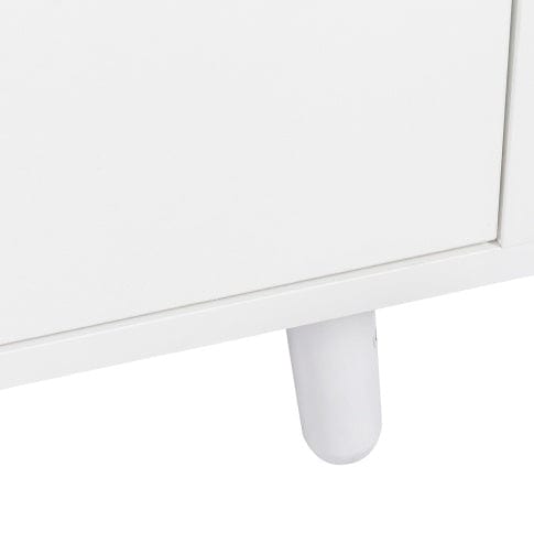 63W Large Kitchen Hutch Cabinet, Freestanding Pantry Cabinets Storage - Nordavory