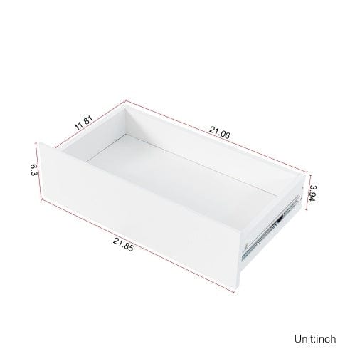 63W Large Kitchen Hutch Cabinet, Freestanding Pantry Cabinets Storage - Nordavory