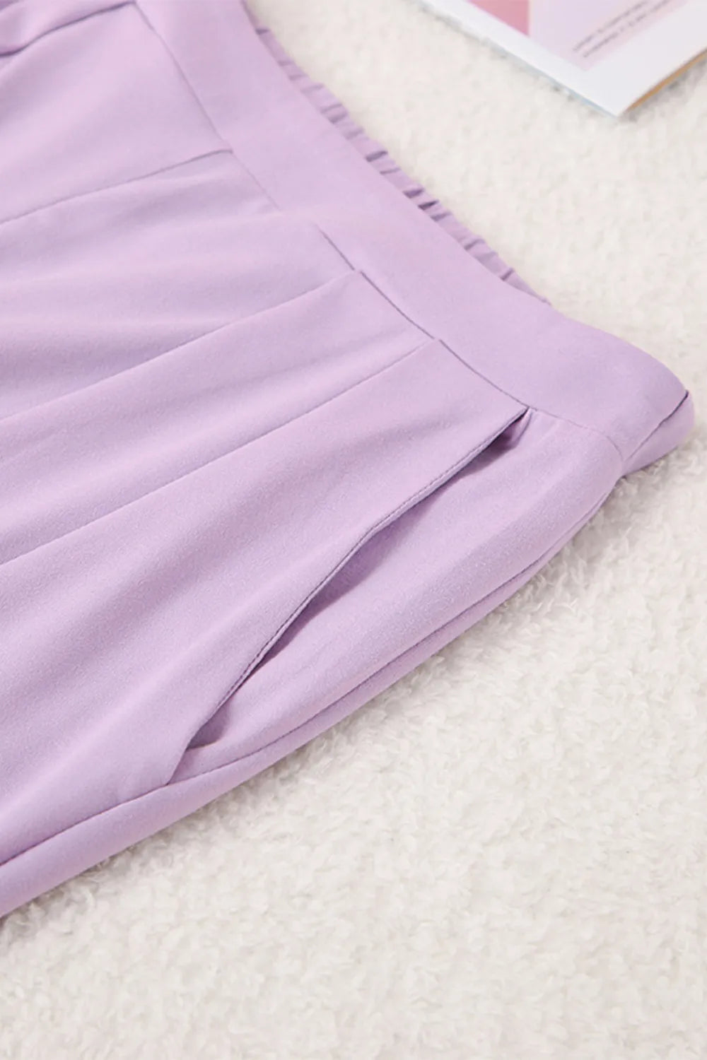 Buttery-Soft Surplice Long Sleeve Top and Pants Set-Nordavory