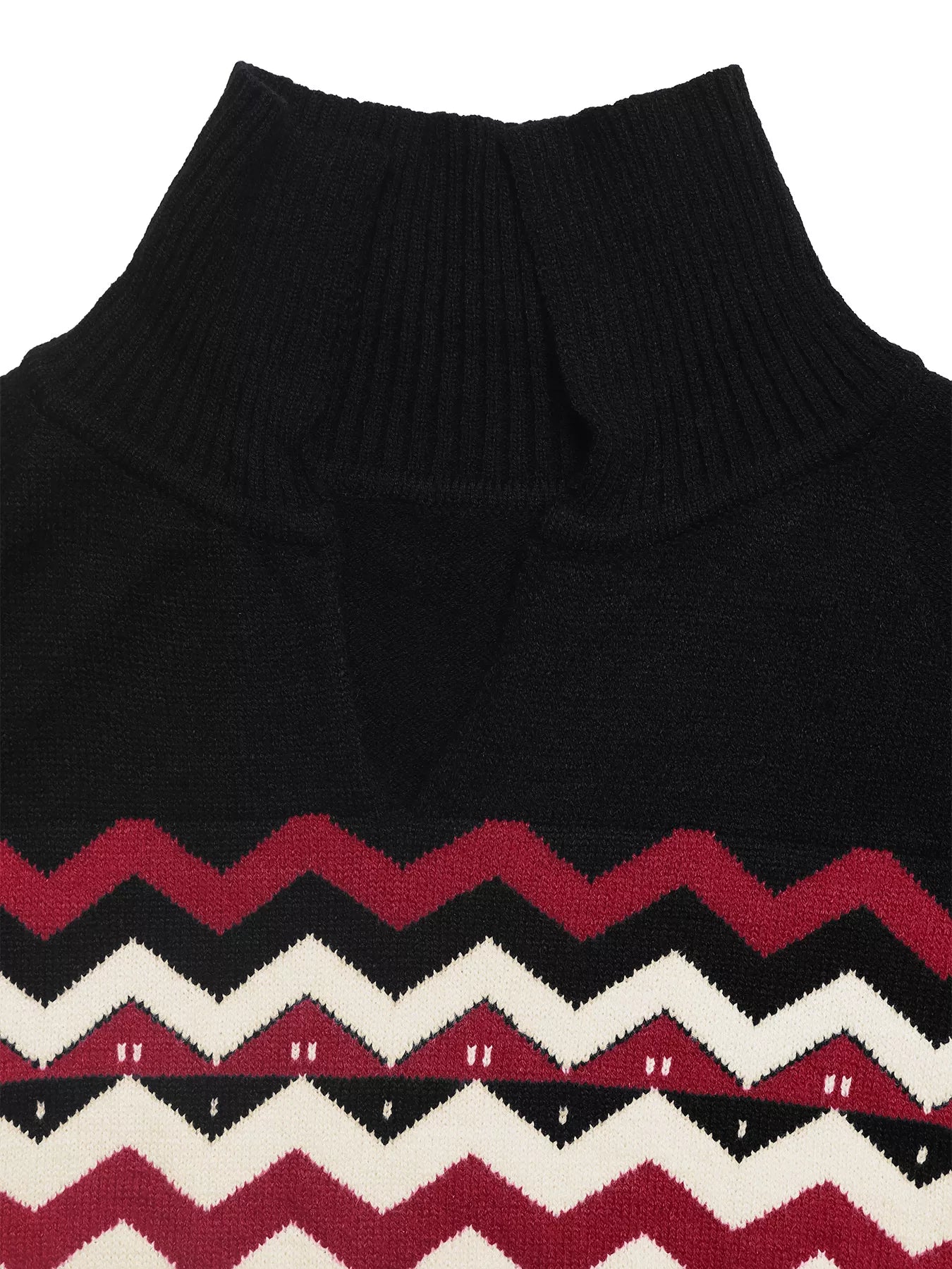 Chevron Pattern Long Sleeve Sweater-Nordavory