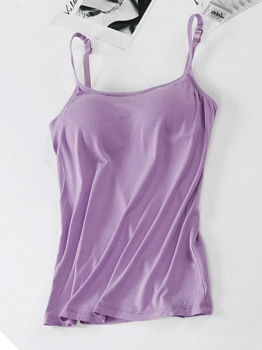 Scoop Neck Adjustable Strap Cami-Nordavory