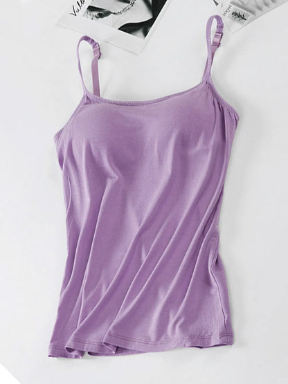Scoop Neck Adjustable Strap Cami-Nordavory