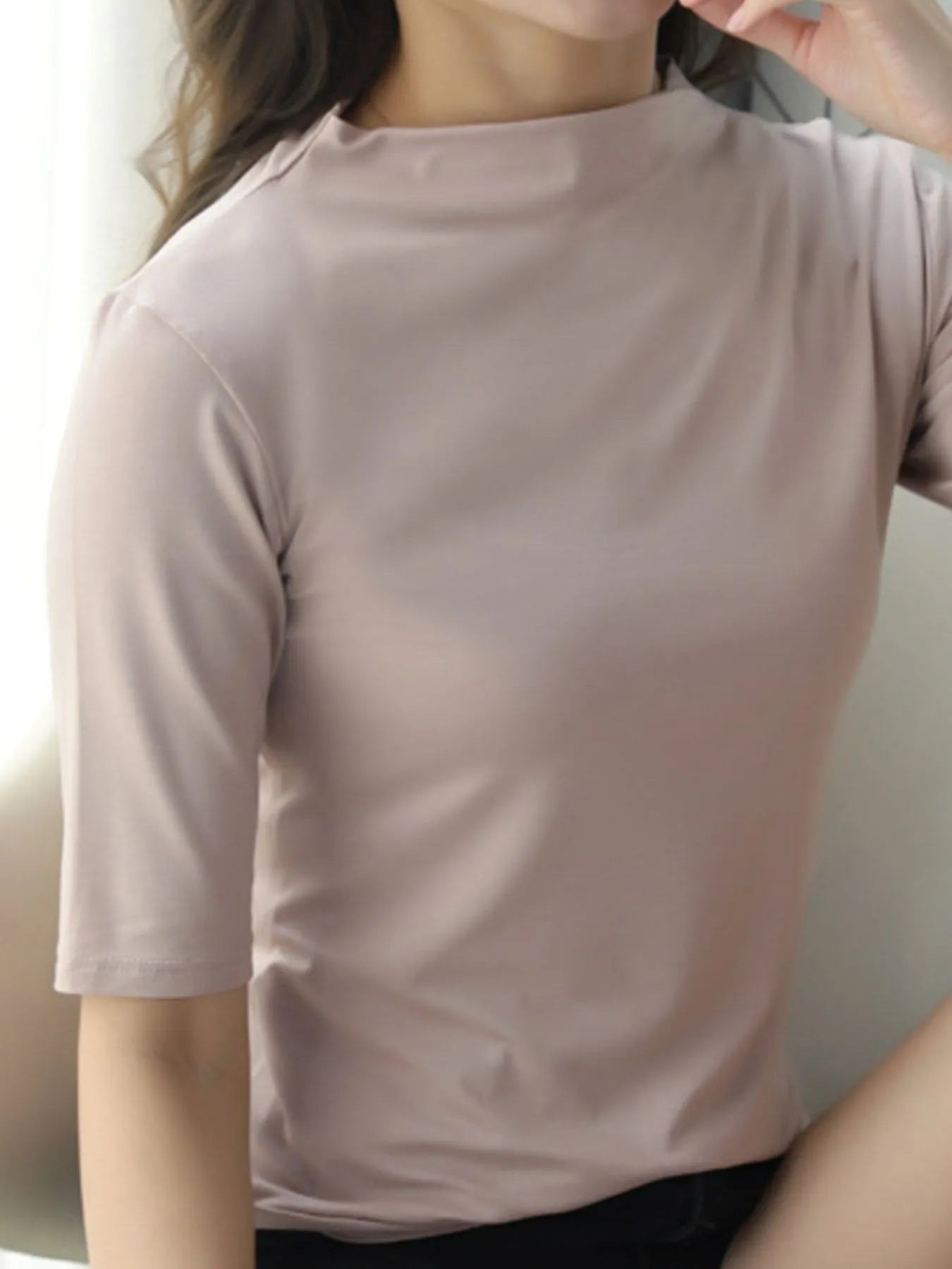 Solid Color Short Sleeve T-Shirt-Nordavory