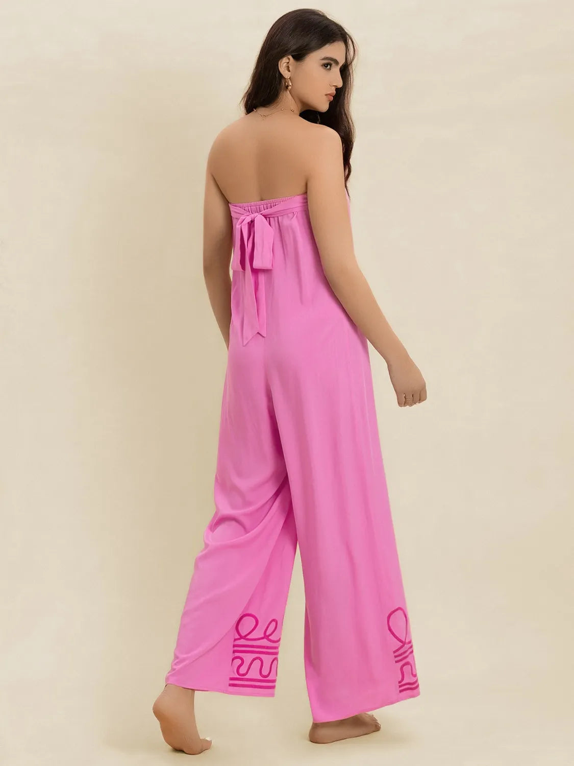 Wide Leg Tube Jumpsuit-Nordavory