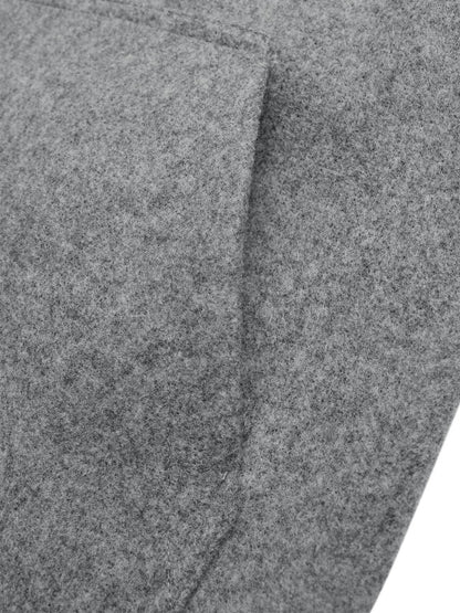 Snap Down Dropped Shoulder Jacket-Nordavory
