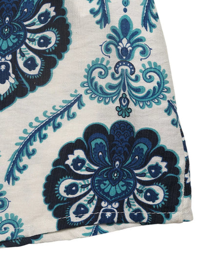 Printed Slit Sleeveless Maxi Dress-Nordavory
