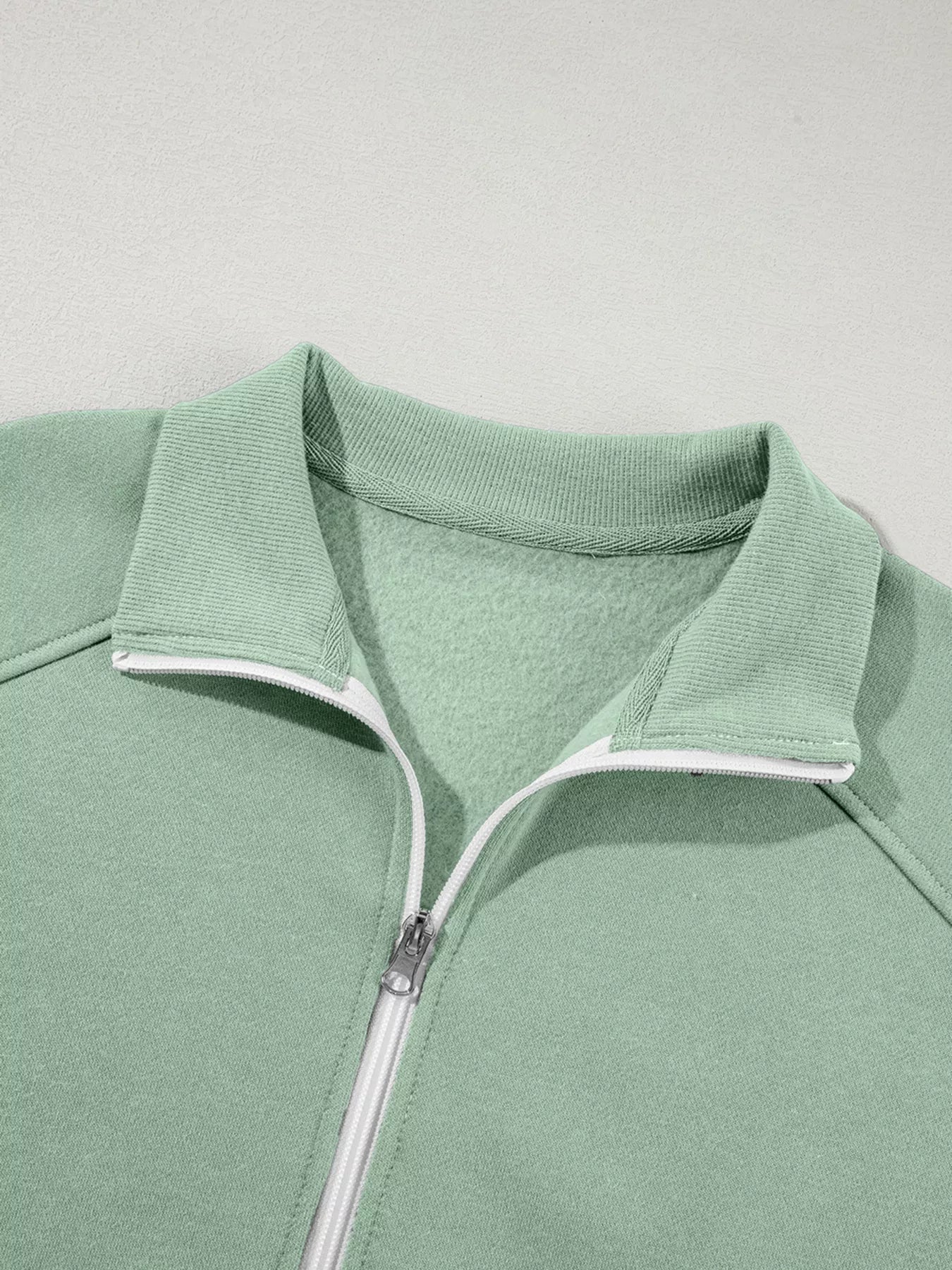 Relaxed Zip-Up Jacket & Drawstring Pants Set – image 36