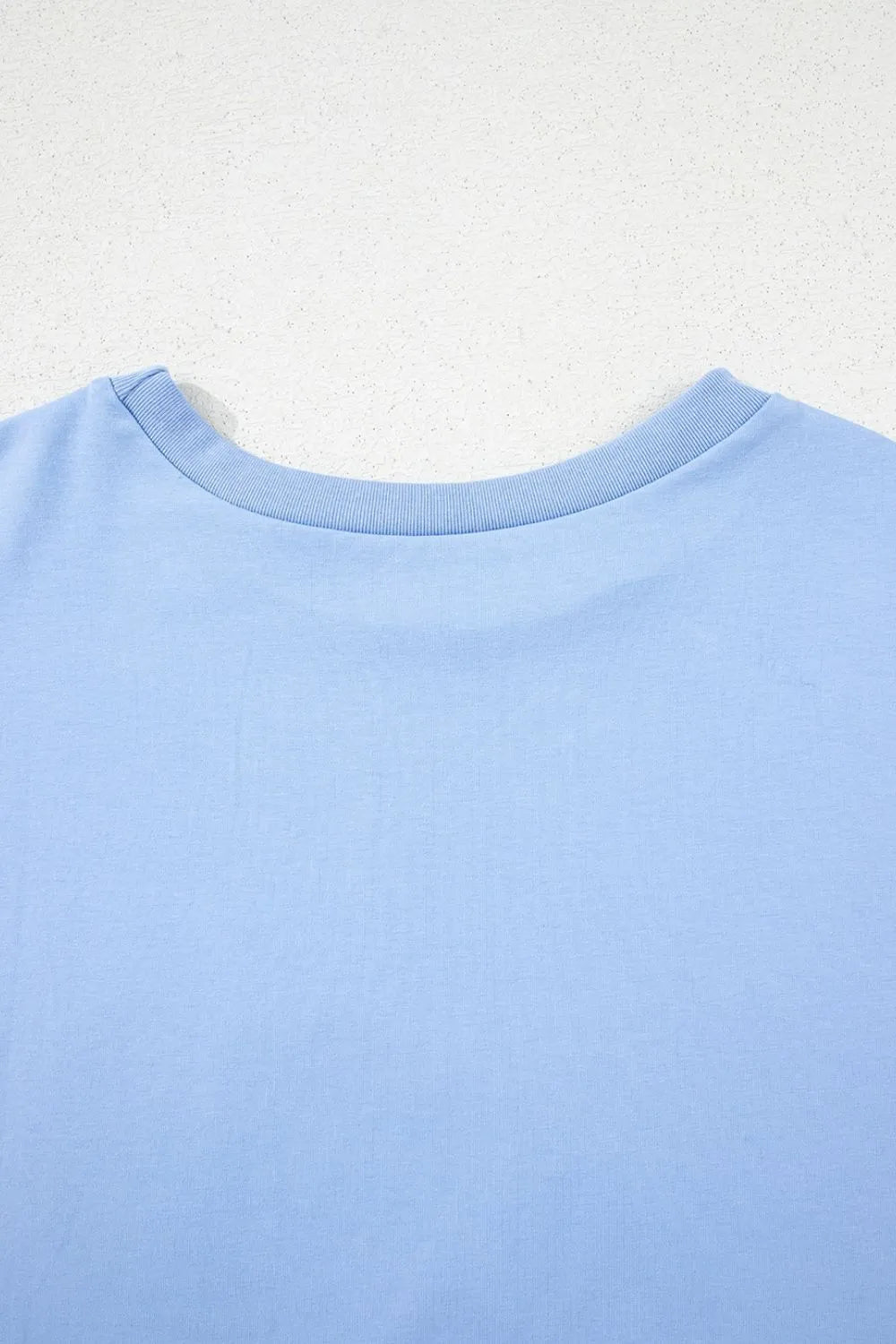Loose Half Sleeve Hi Low Hem T Shirt-Nordavory