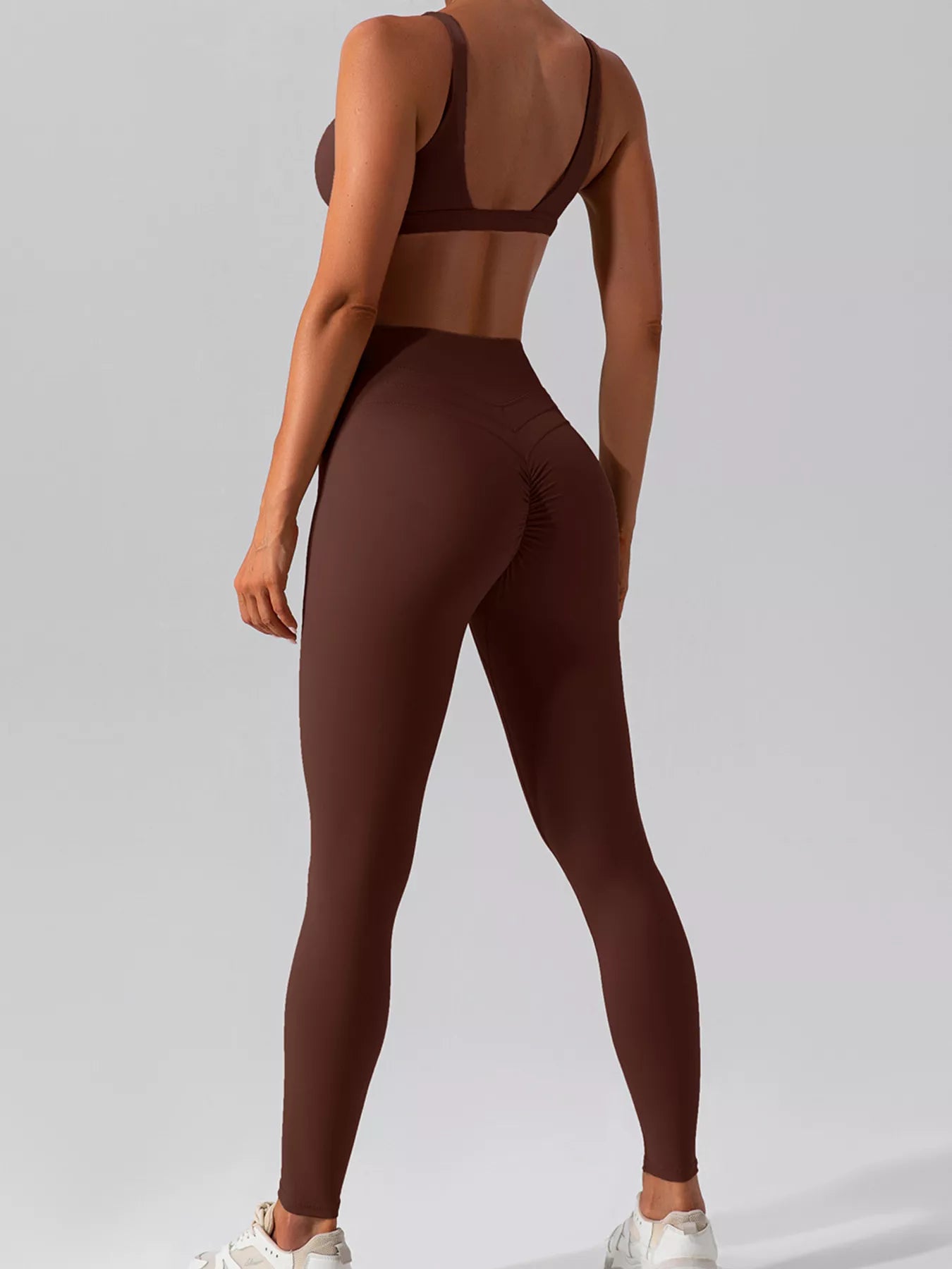 V-Neck Tank and High-Waisted Seamless Pants Active Set – image 17