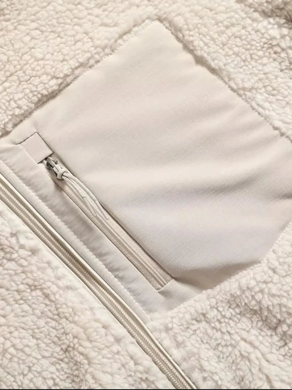 Zip Up Long Sleeve Plush Jacket-Nordavory