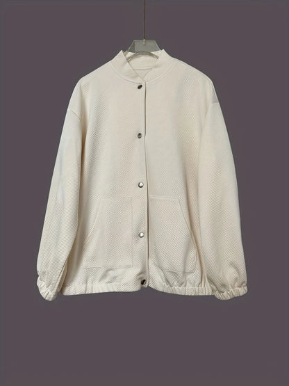 Button Up Long Sleeve Jacket-Nordavory