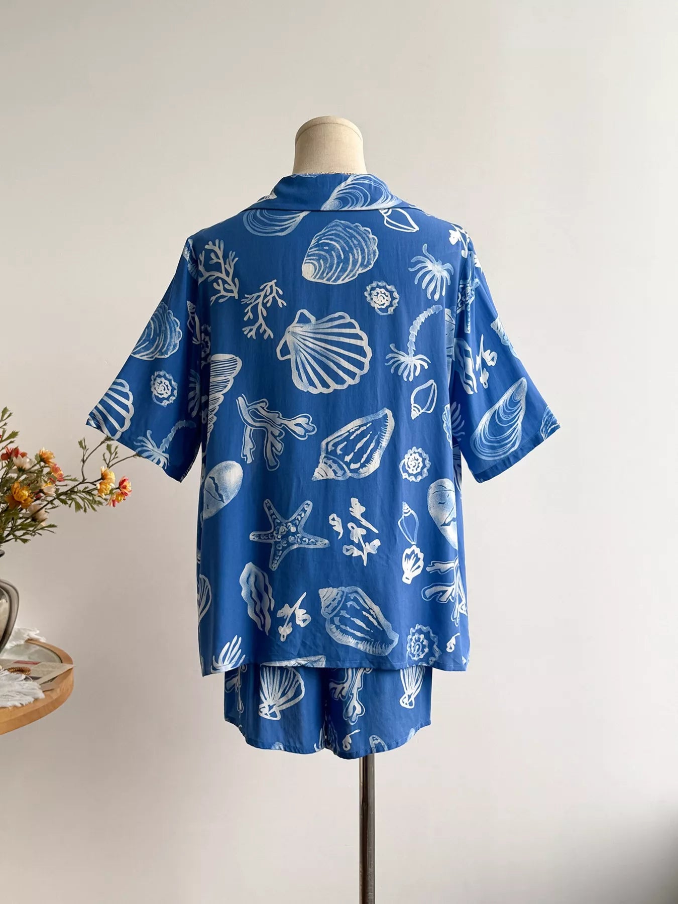 Seashell Print 3-Piece Summer Set-Nordavory