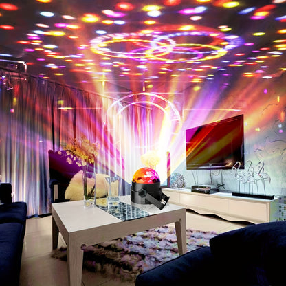 VoiceControlled RGB Disco Ball with Remote