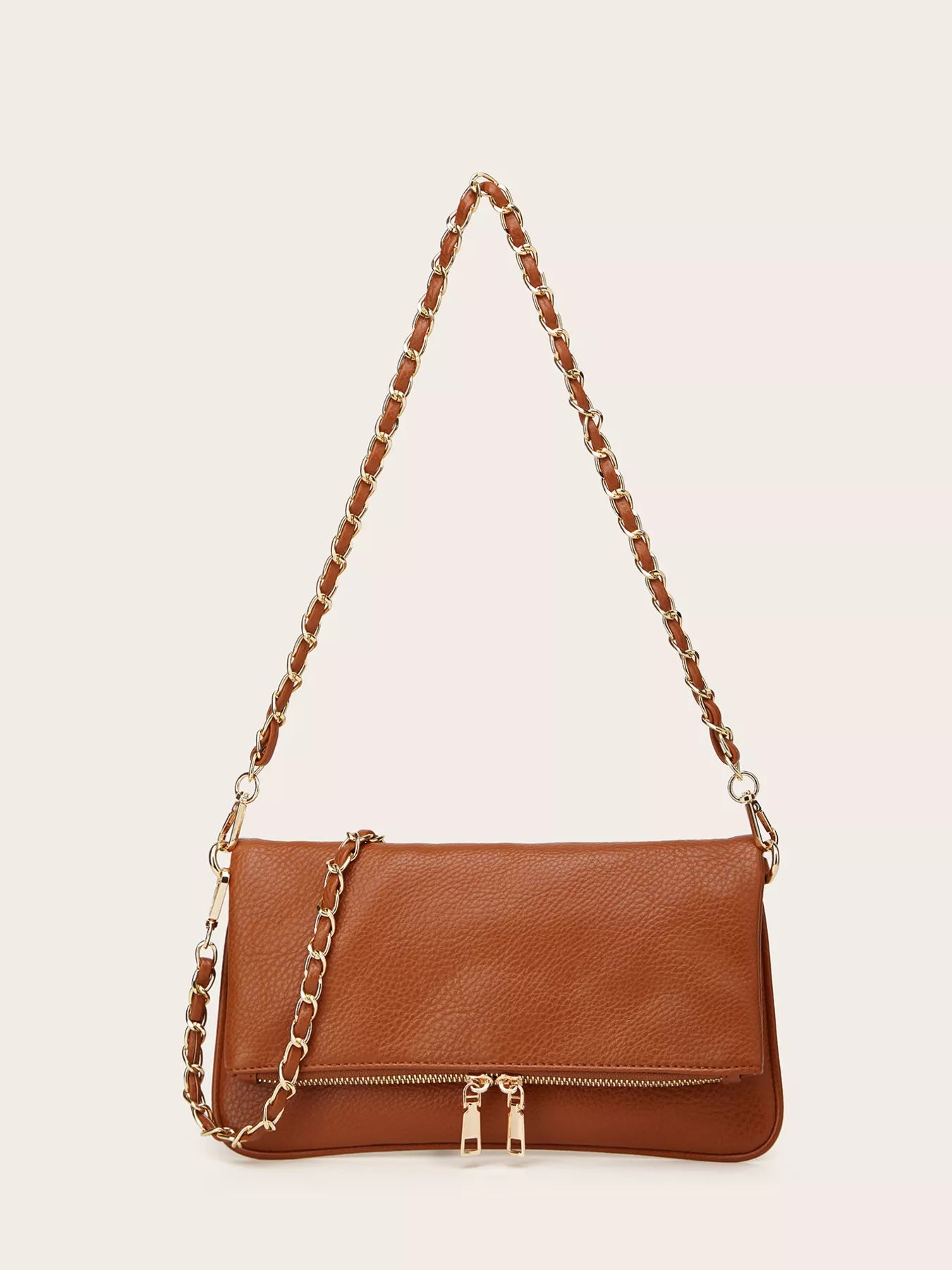 PU Leather Chain Strap Shoulder Bag-Nordavory