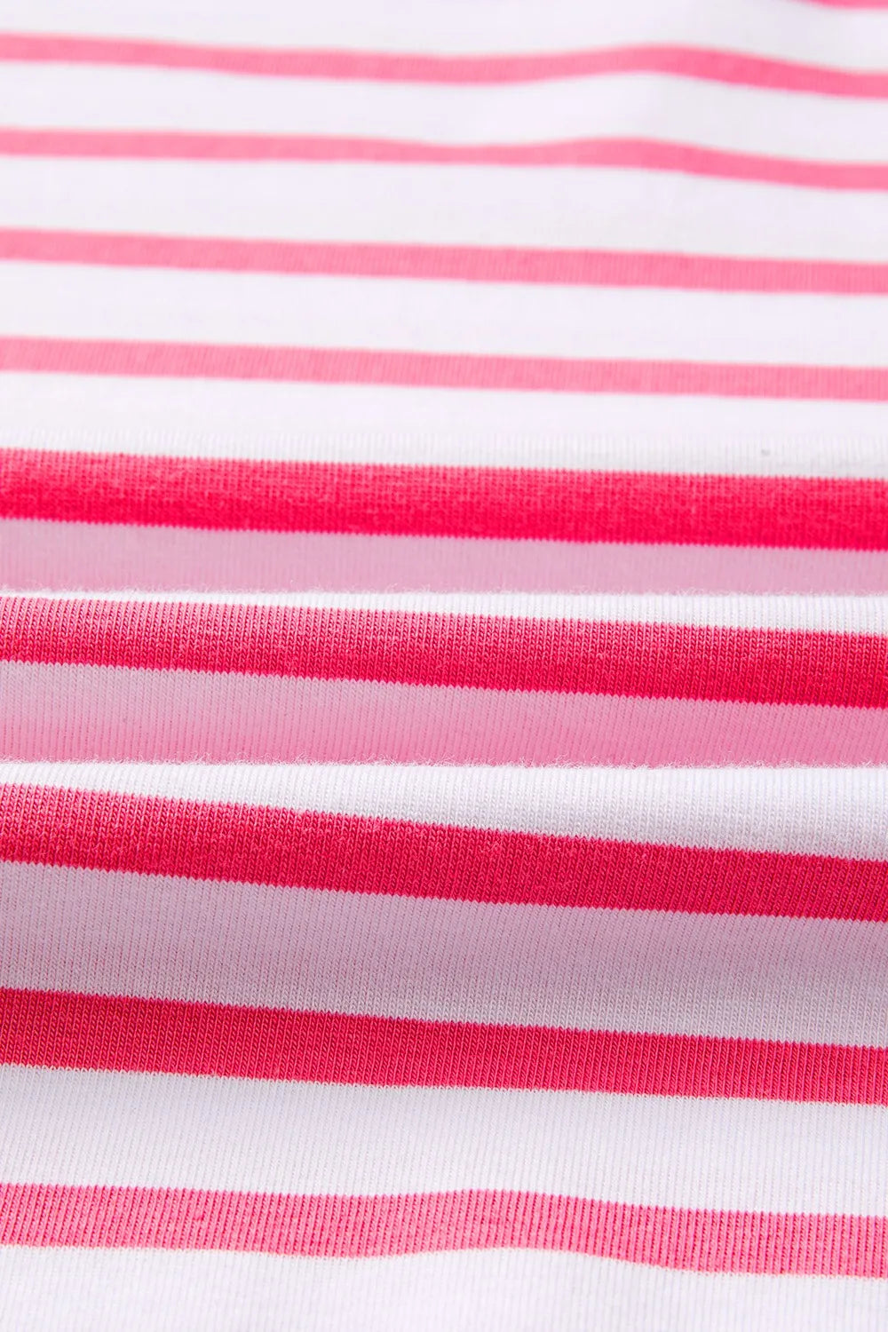 Color Block Striped Batwing Sleeve T-Shirt-Nordavory
