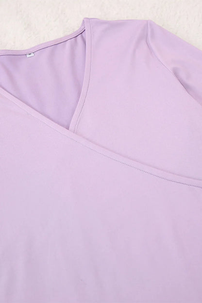 Buttery-Soft Surplice Long Sleeve Top and Pants Set-Nordavory