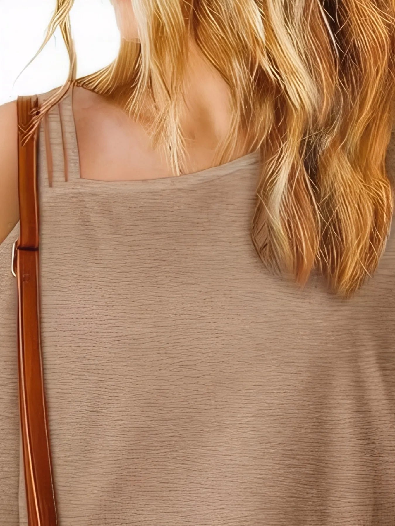 Asymmetrical Neck Half Sleeve T-Shirt-Nordavory