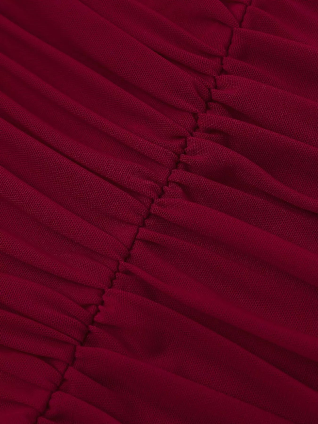 Halter Neck Ruched Slit Maxi Dress-Nordavory