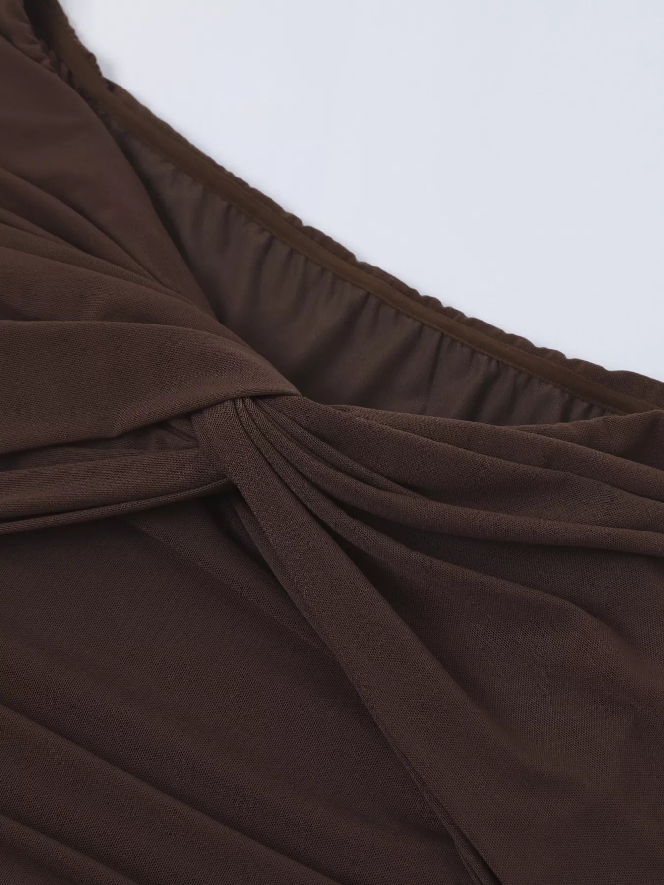 Off-Shoulder Ruched Maxi Dress-Nordavory