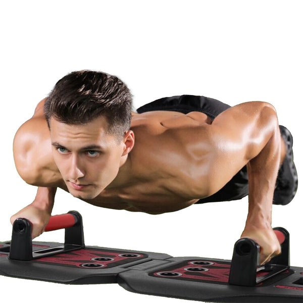 9 in 1 Push Up Rack Board System Fitness Workout Train Gym Exercise - Nordavory