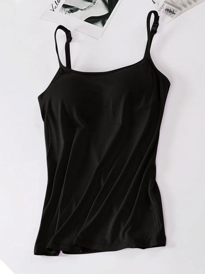 Scoop Neck Adjustable Strap Cami-Nordavory