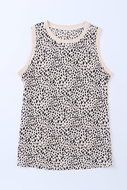 Printed Round Neck Tank-Nordavory
