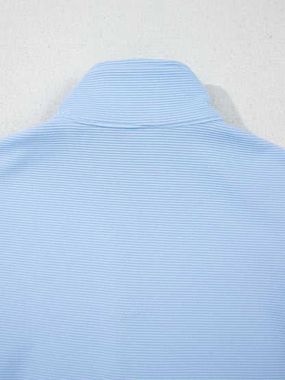 Half Zip Short Sleeve Polo and Shorts Set-Nordavory