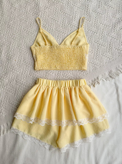 Smocked Cami and Skirt Set-Nordavory