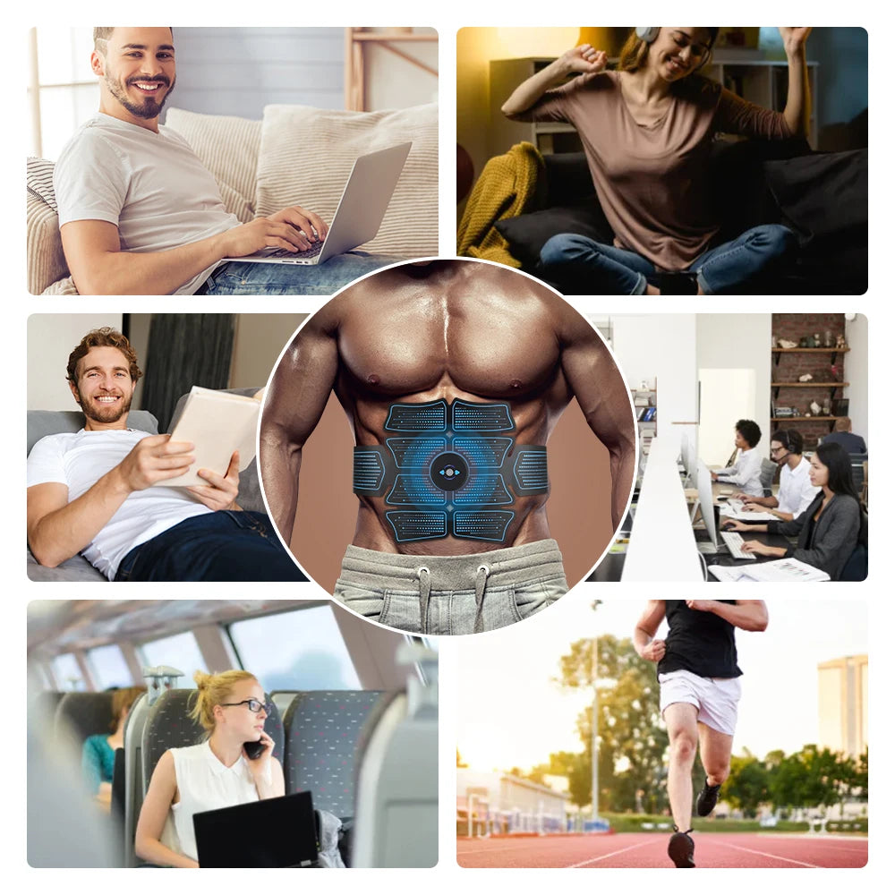 Electric Muscle Stimulator Abs Fitness Equipment