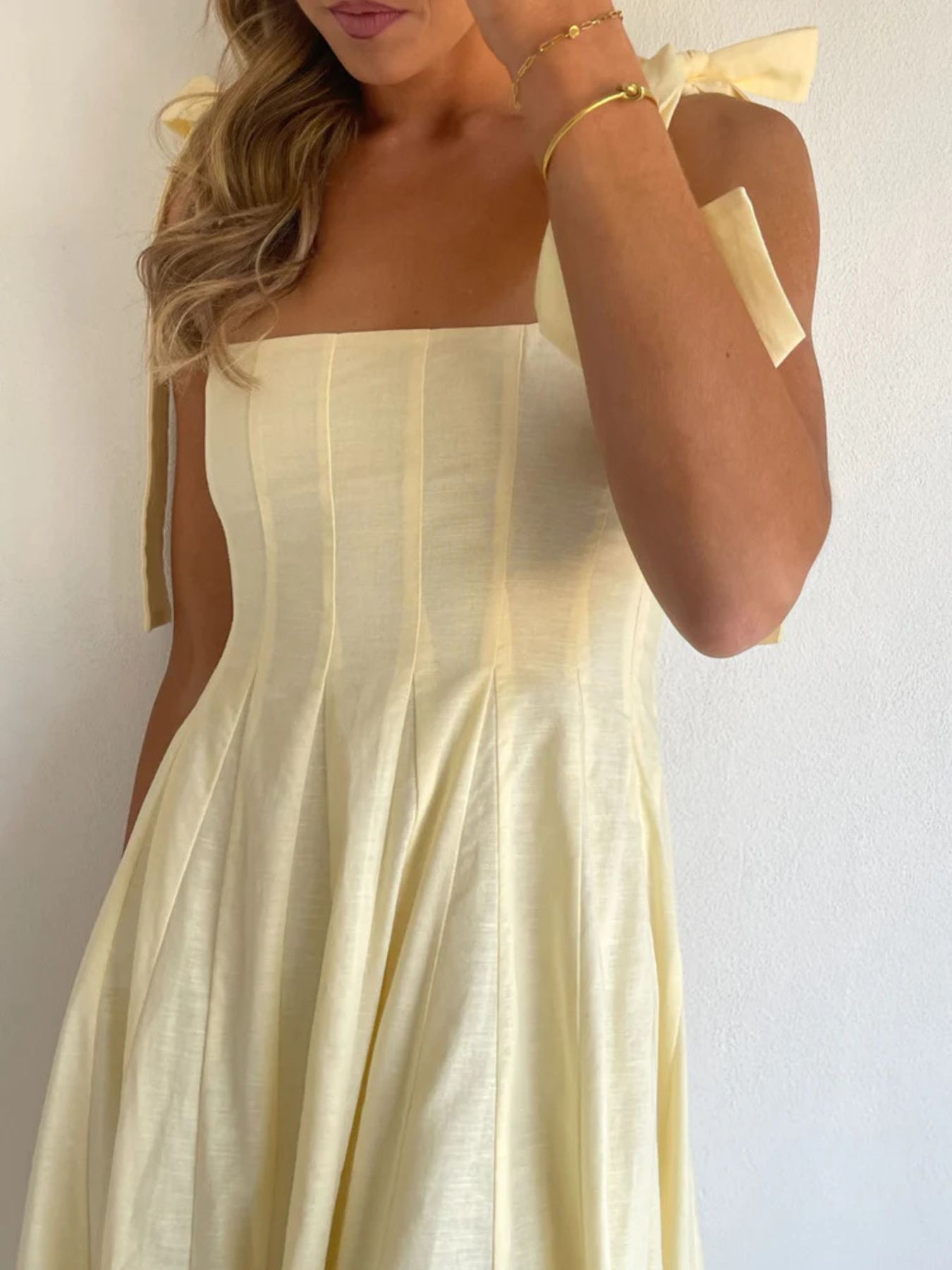 Gradient Tie Shoulder Maxi Dress-Nordavory