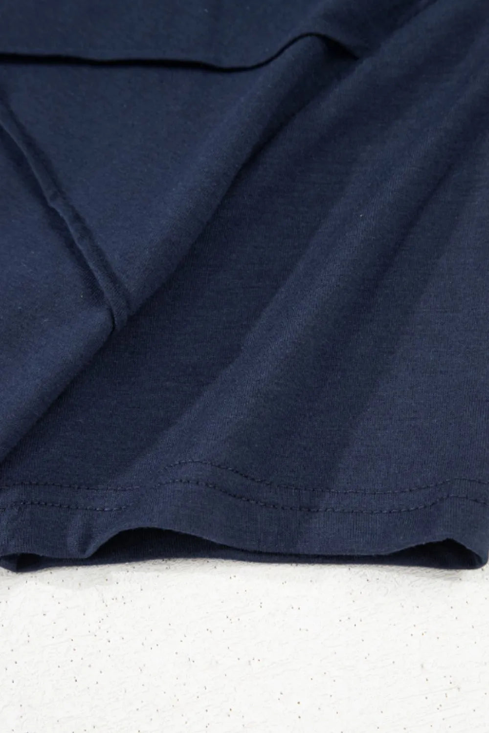 Solid Color Round Neck T Shirt-Nordavory