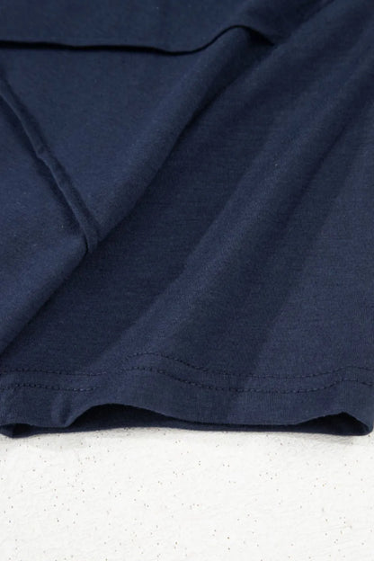 Solid Color Round Neck T Shirt-Nordavory