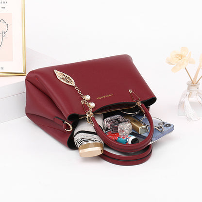 Top-Handle PU Handbag – image 4