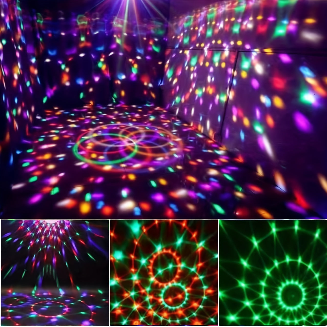 VoiceControlled RGB Disco Ball with Remote