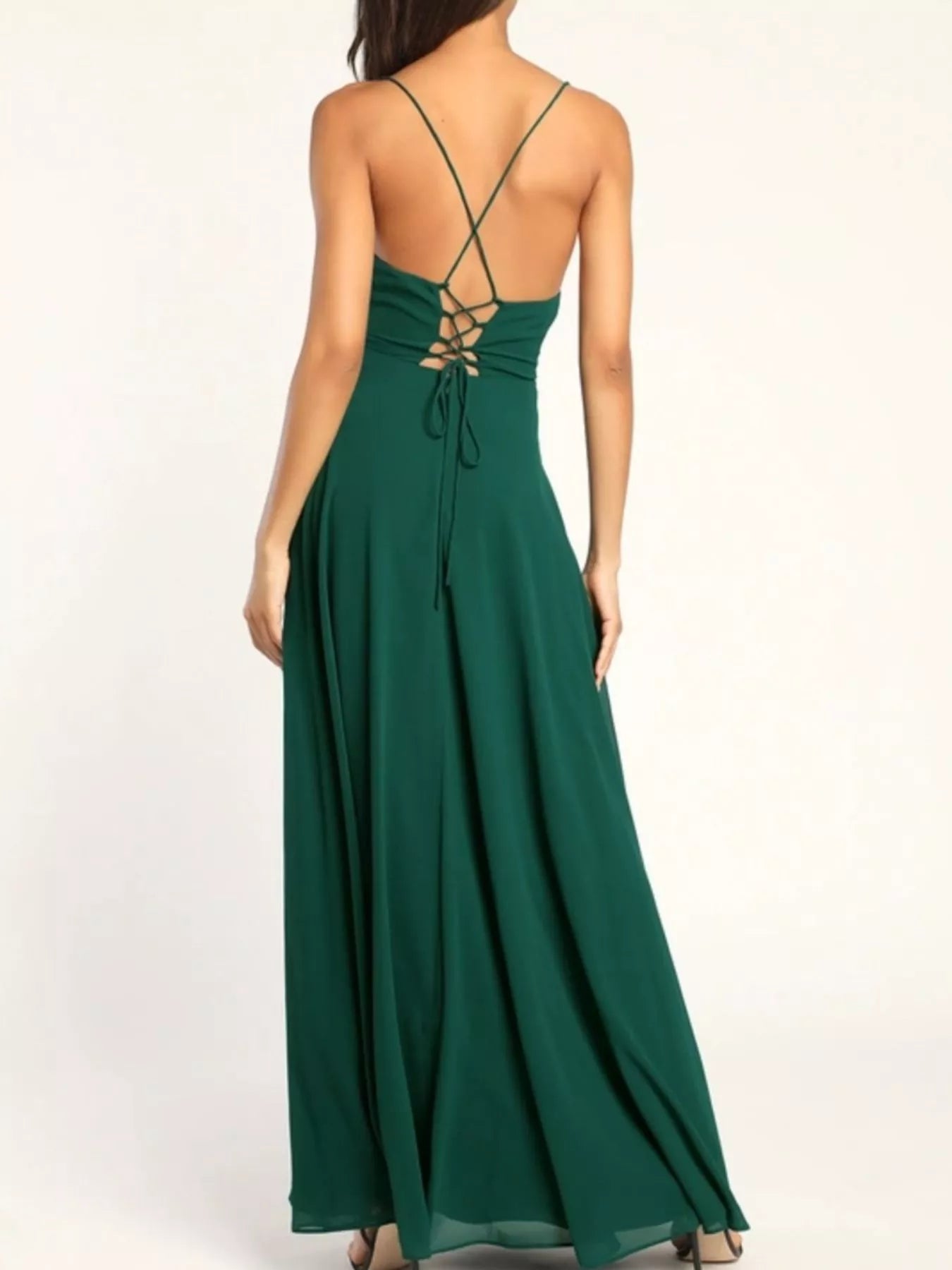 Slit Cowl Neck Maxi Dress-Nordavory