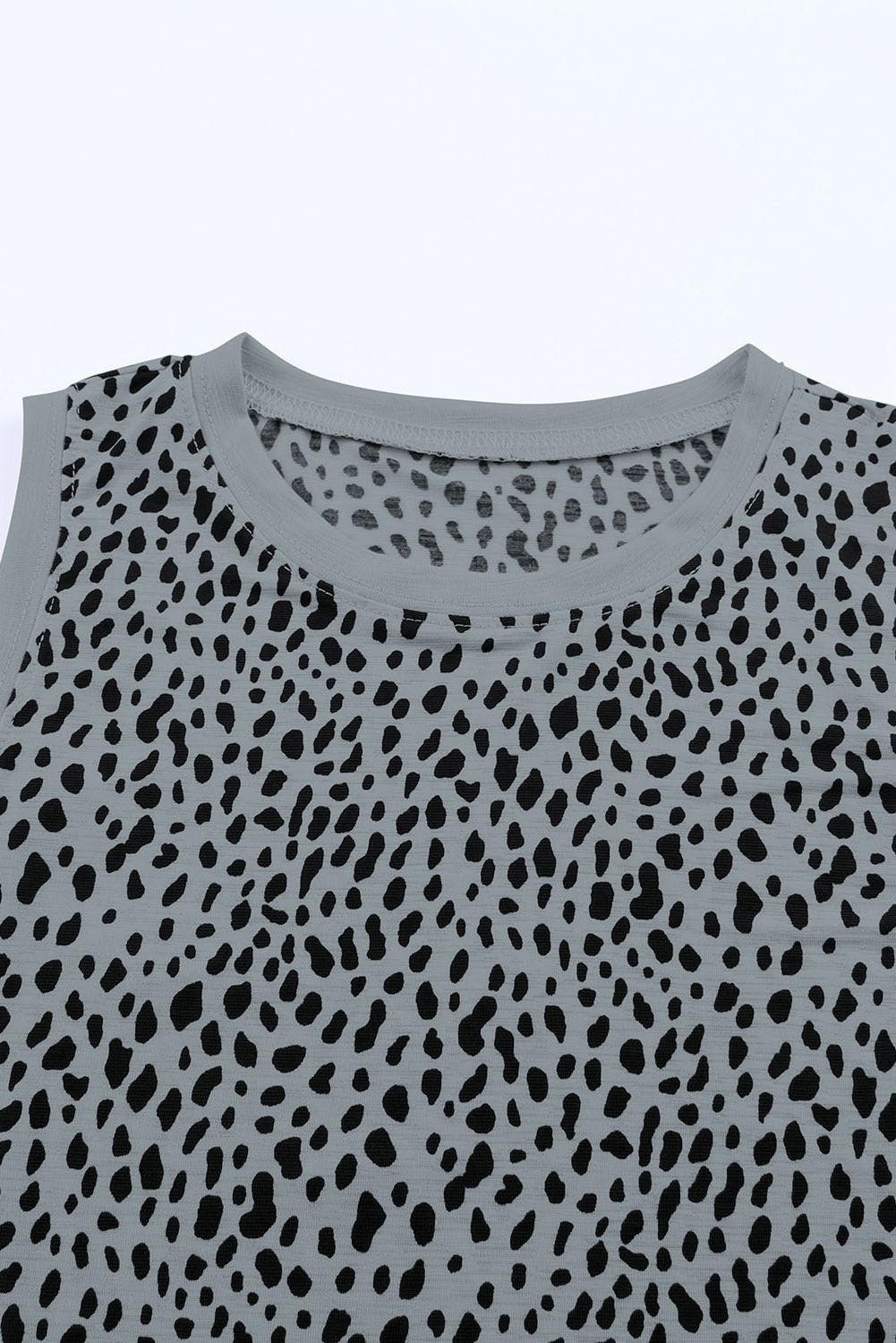 Printed Round Neck Tank-Nordavory