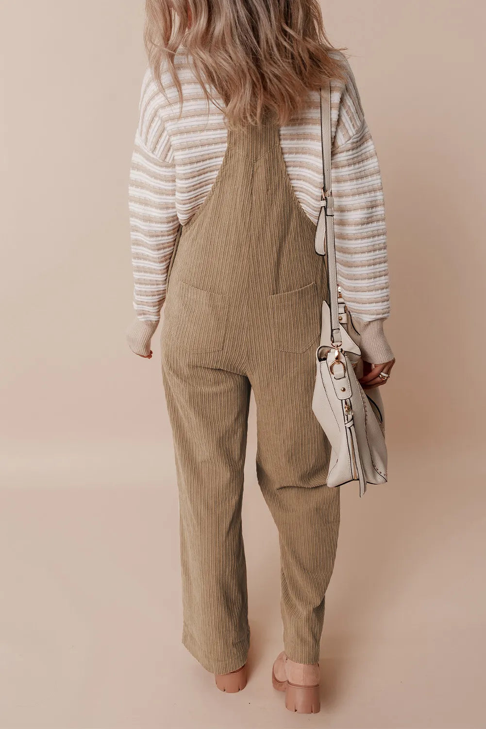 Square Neck Wide Strap Overalls-Nordavory