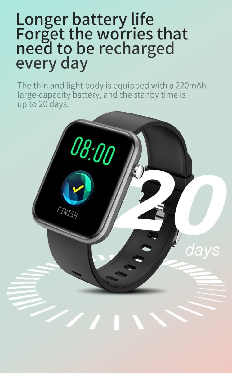 Advanced Smartwatch With Three Bands And Wellness + Activity Tracker - Nordavory
