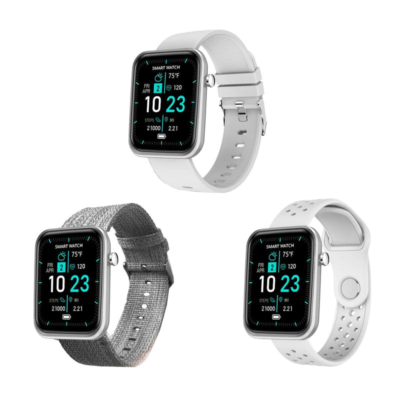 Advanced Smartwatch With Three Bands And Wellness + Activity Tracker - Nordavory