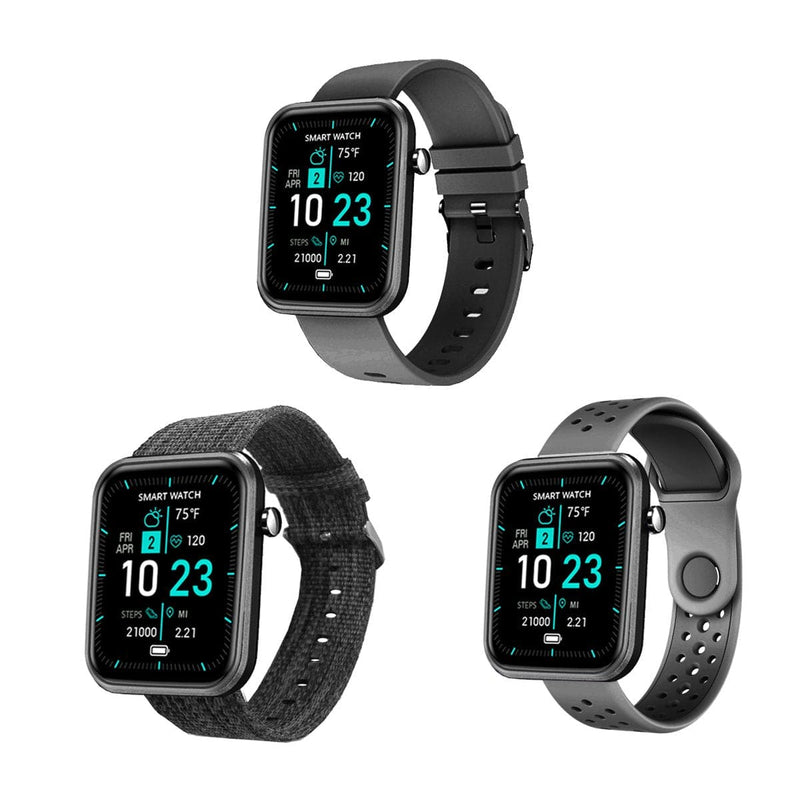 Advanced Smartwatch With Three Bands And Wellness + Activity Tracker - Nordavory