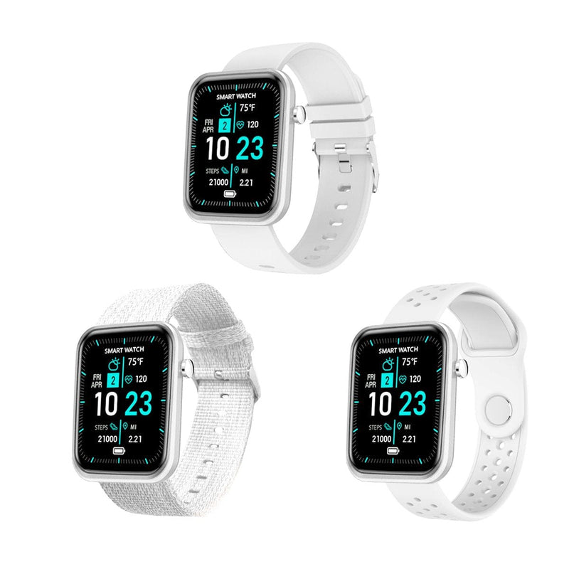 Advanced Smartwatch With Three Bands And Wellness + Activity Tracker - Nordavory