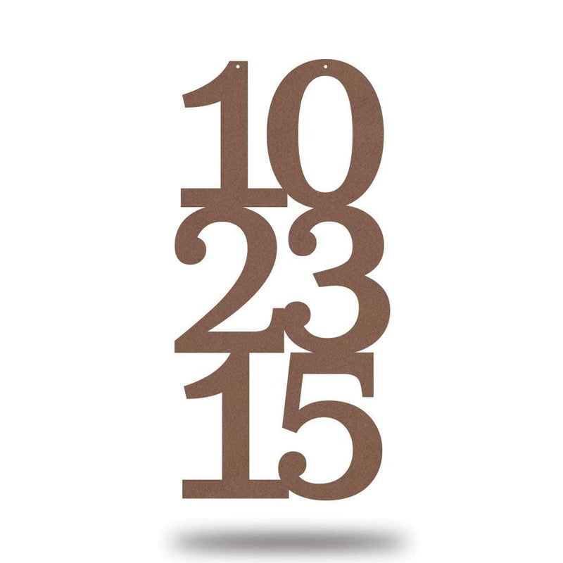 Anniversary Date - Metal Wall Art/Decor - Nordavory