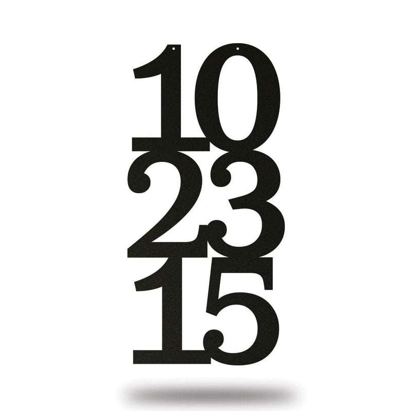 Anniversary Date - Metal Wall Art/Decor - Nordavory