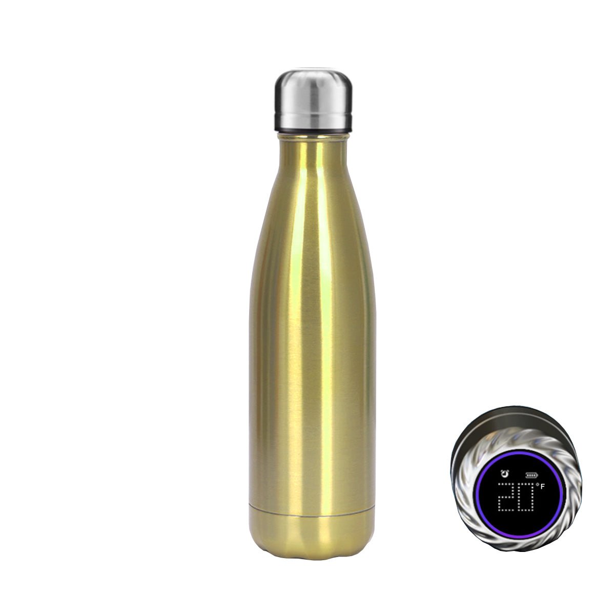 Aquaala UV Water Bottle with Temp Cap - Nordavory