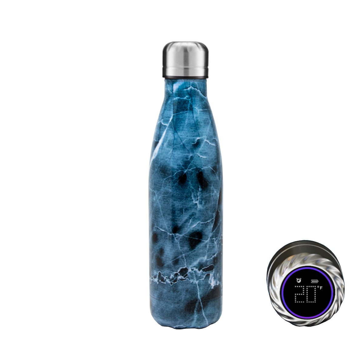 Aquaala UV Water Bottle with Temp Cap - Nordavory