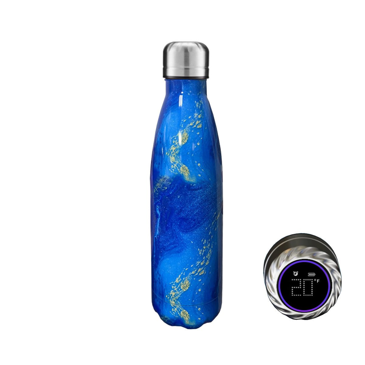Aquaala UV Water Bottle with Temp Cap - Nordavory
