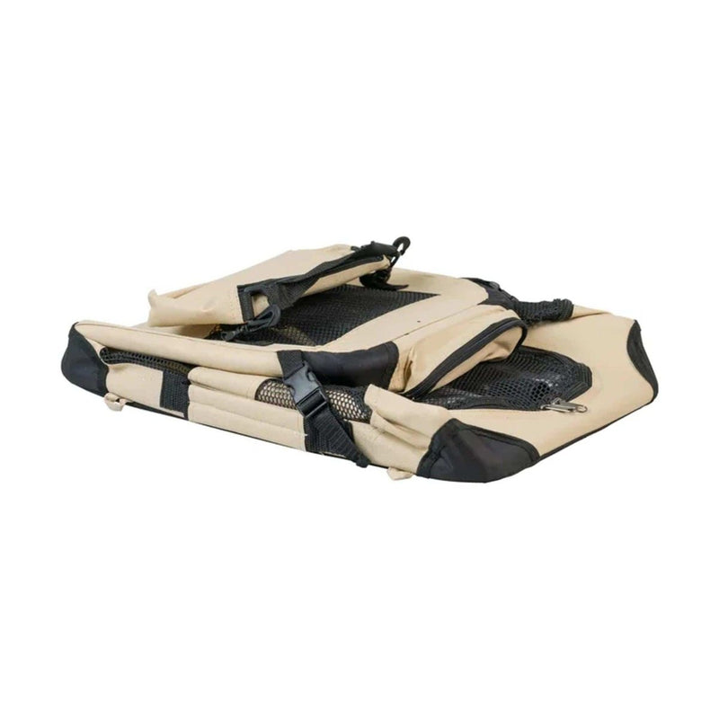 Armarkat Folding Soft Dog Crate Pet Travel Carrier - Beige - Nordavory