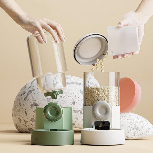 Automatic Hanging Pet Water And Food Feeder - Nordavory