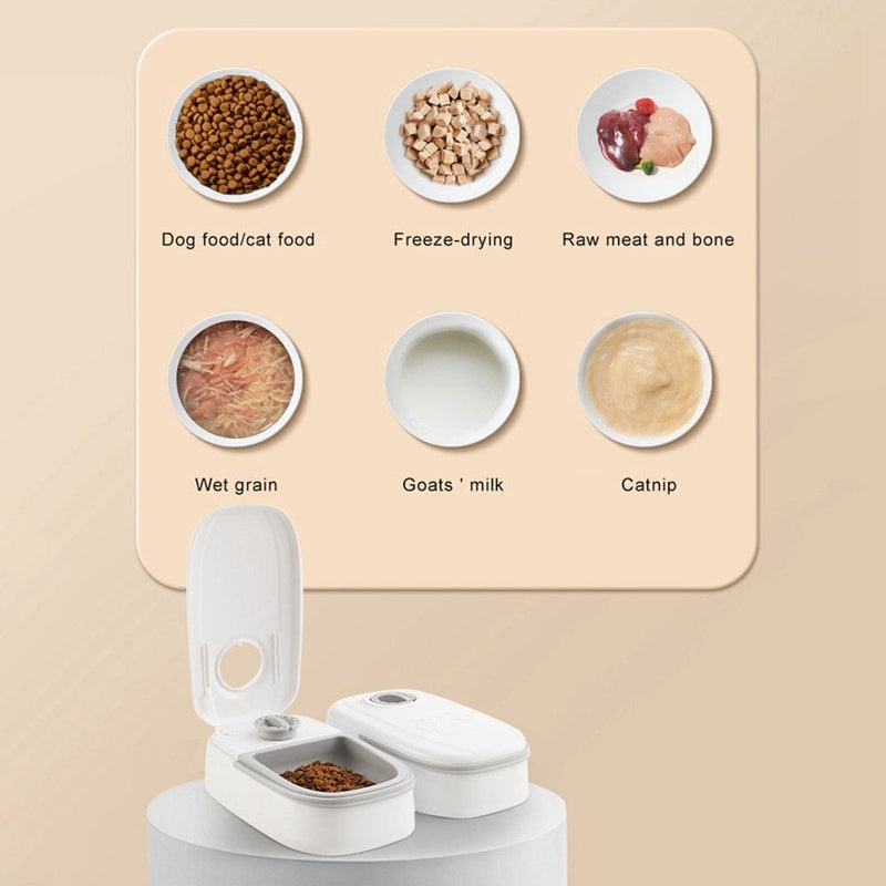 Automatic Pet Feeder Smart Food Dispenser For Cats Dogs Timer - Nordavory