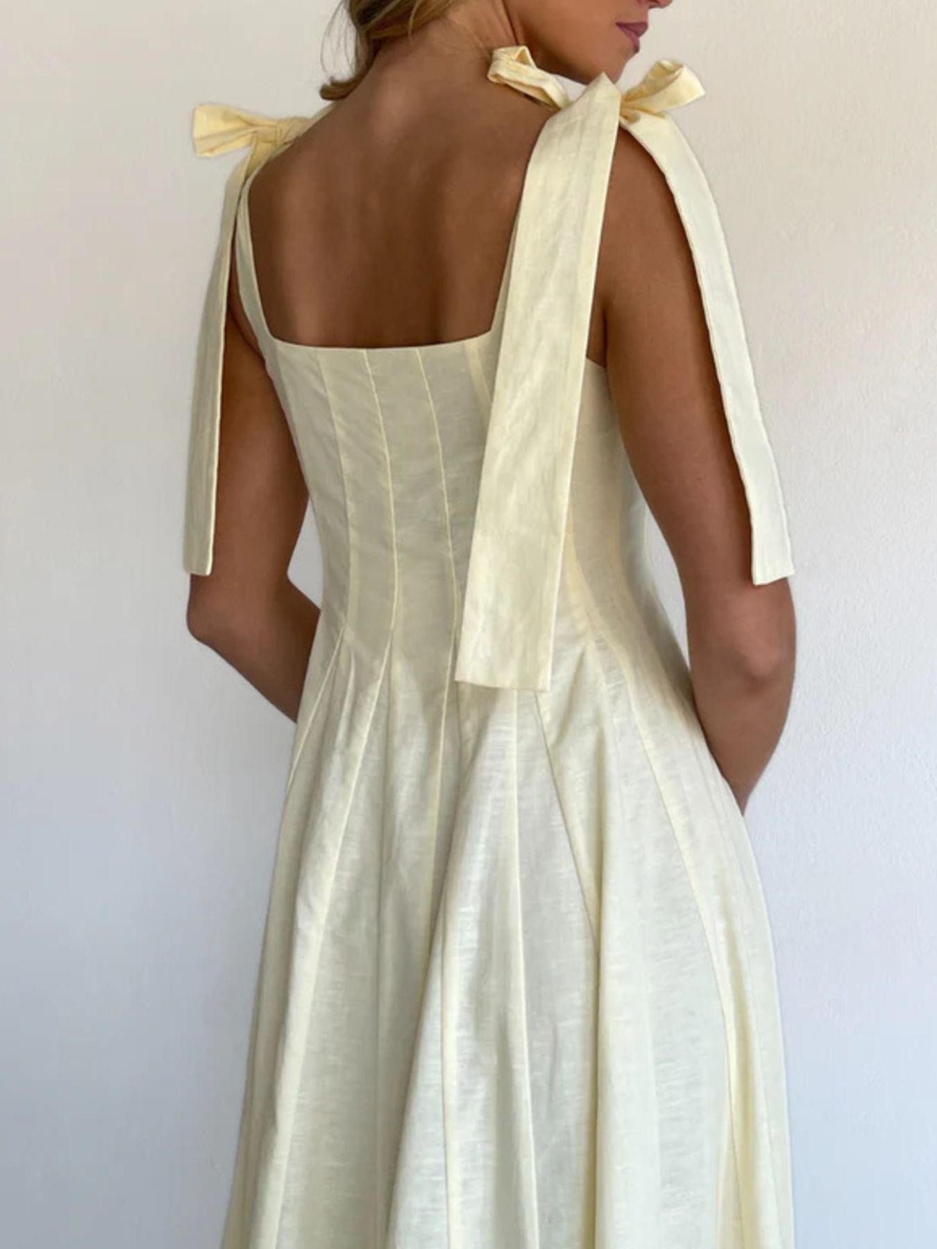 Gradient Tie Shoulder Maxi Dress-Nordavory